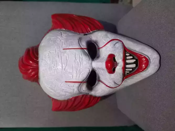 PENNYWISE IT- ESO - MACARA- MASK 3D print model