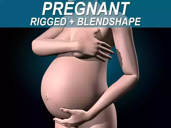 Pregnant Woman 3D model