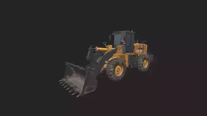 Forklift 3D Model 002
