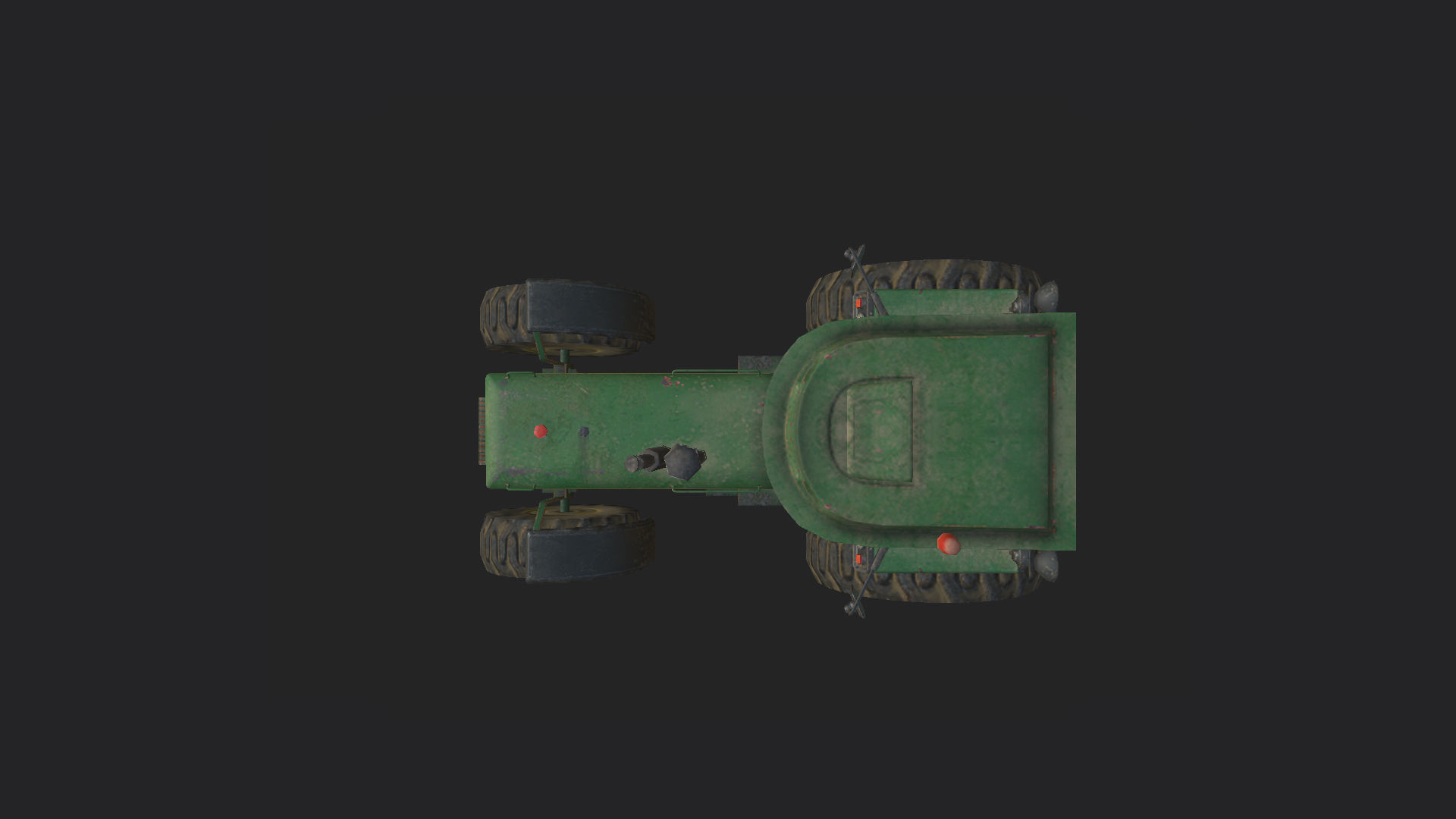 Tractor 3D Model 001 Low-poly 3D model_9