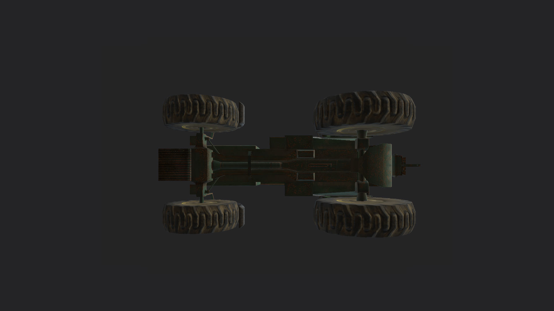 Tractor 3D Model 001 Low-poly 3D model_10