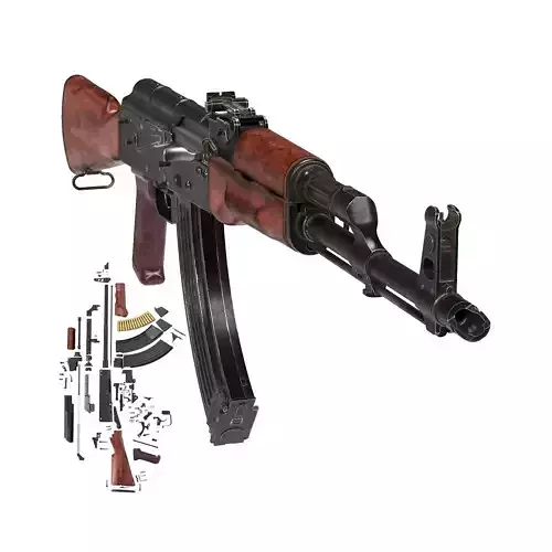 AKM Automatic Rifle 3D model