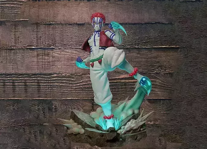 ShinjiBom - Akaza - Demon Slayer 3D Model Ready to Print