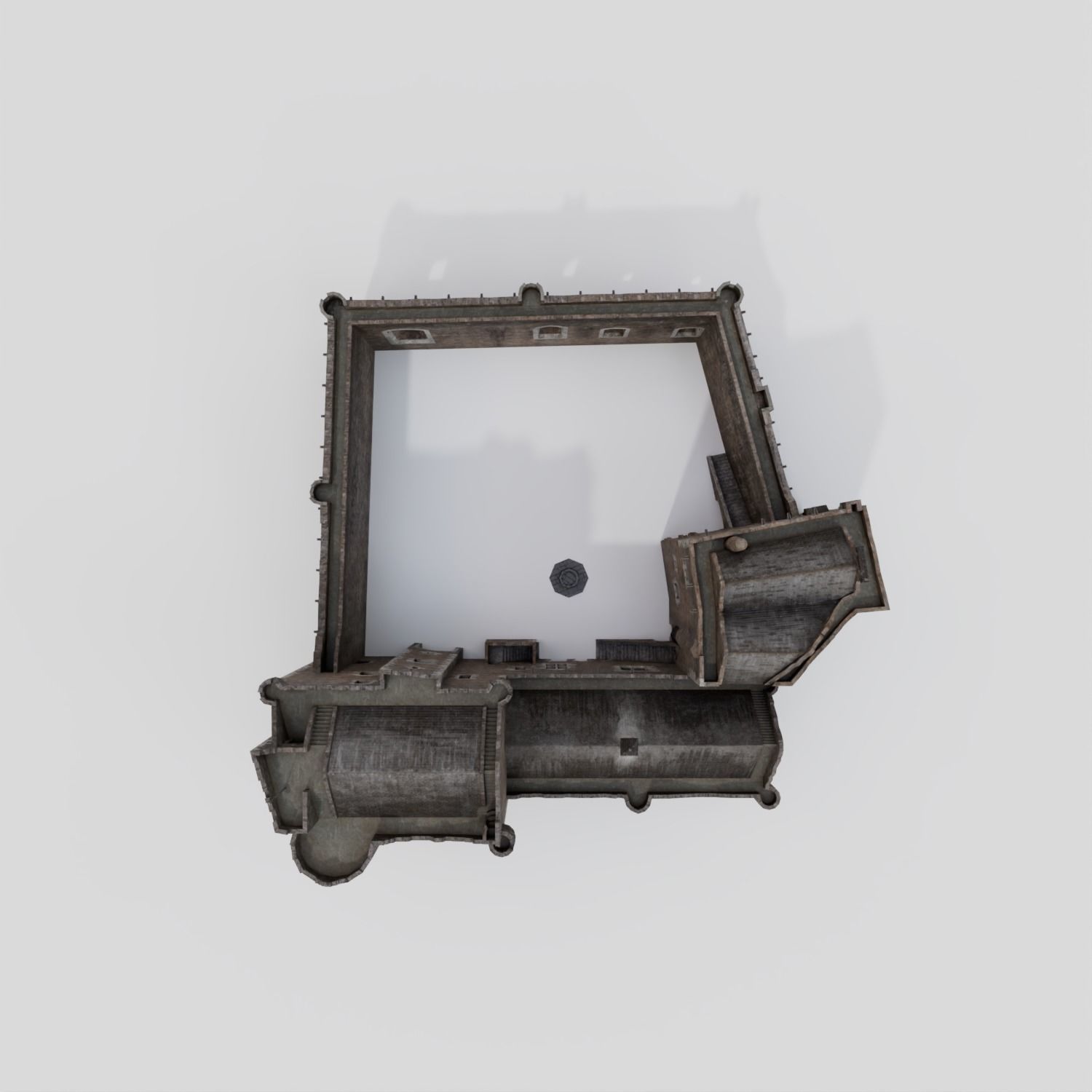 Doune Castle Low-poly 3D model_5