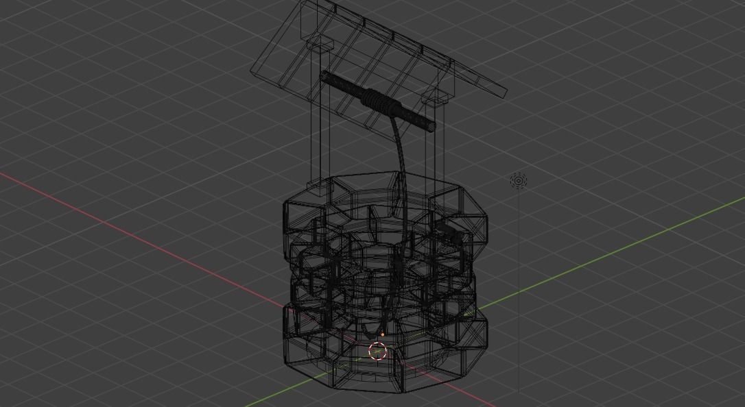 Well Model Low-poly 3D model_4