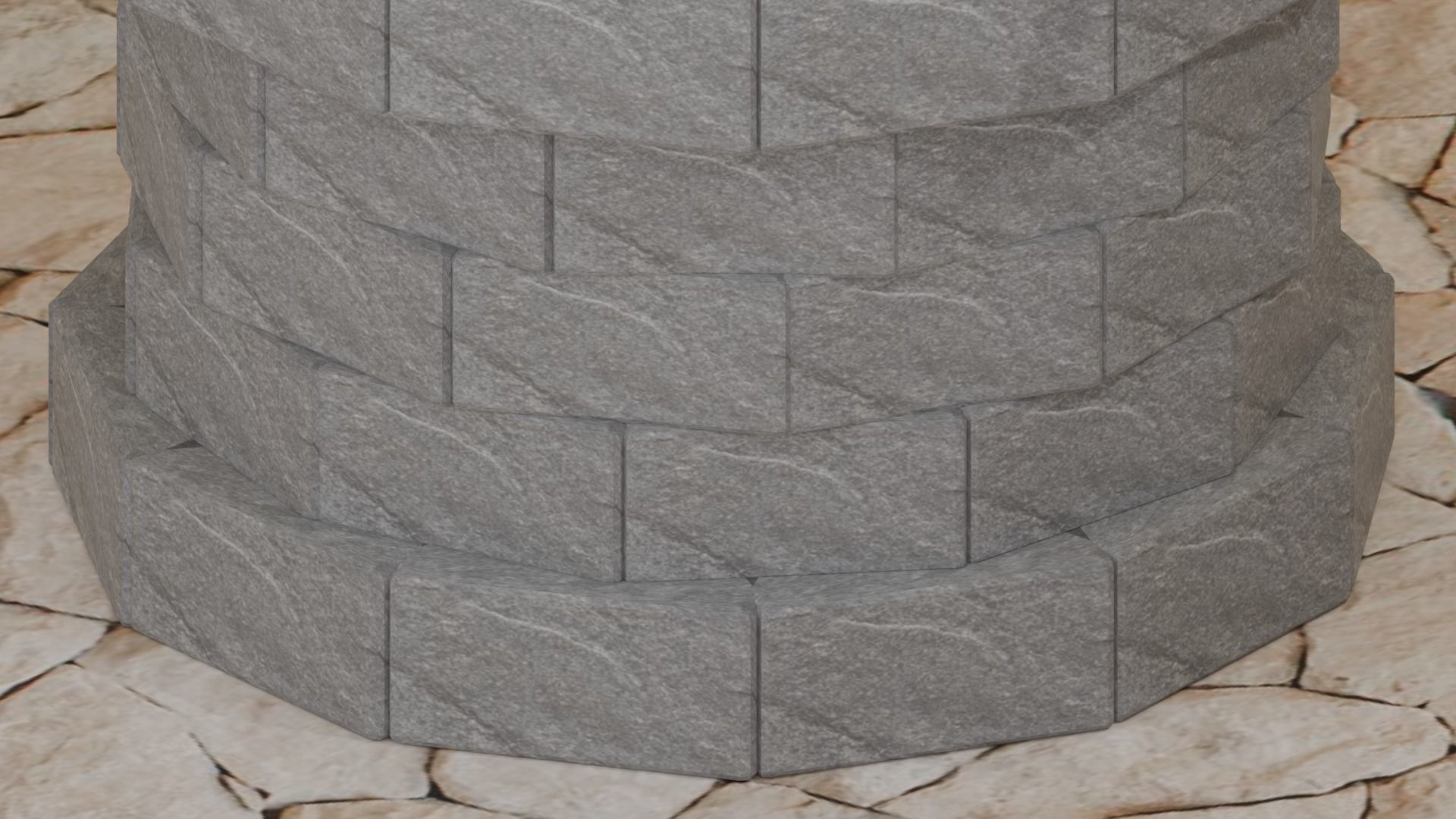 Well Model Low-poly 3D model_8