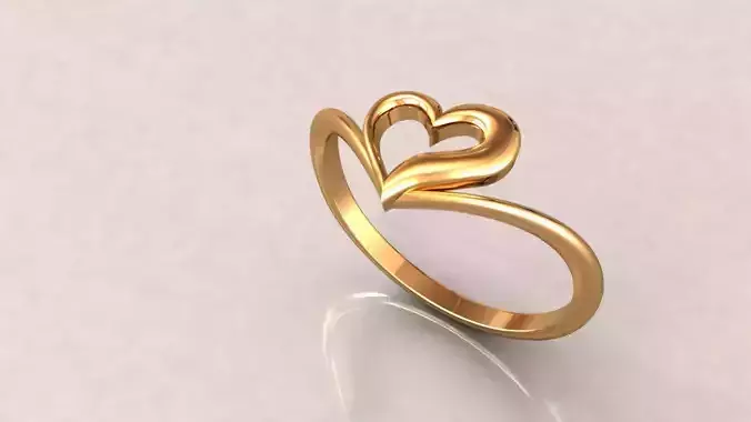 Heart ring 2