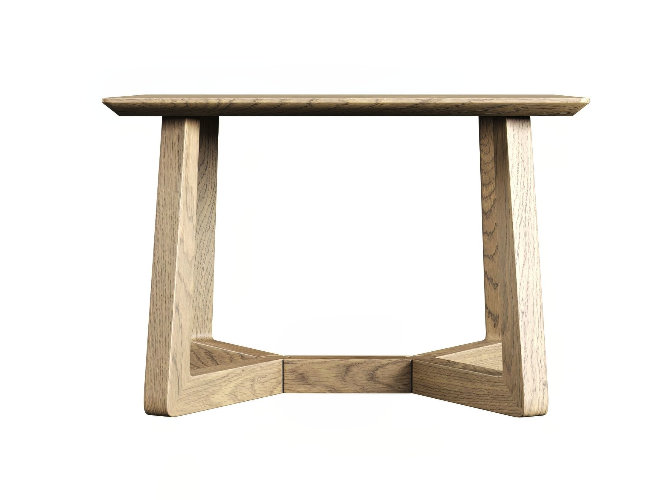 Edu Wooden Dining Table L1100  3D model_4