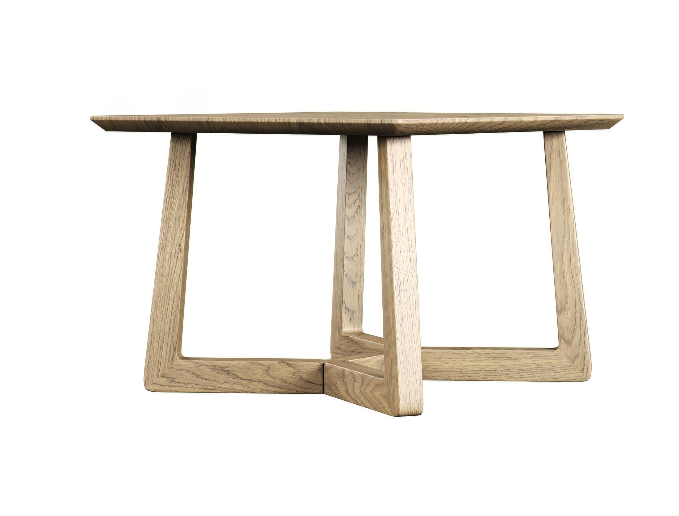 Edu Wooden Dining Table L1100  3D model_5