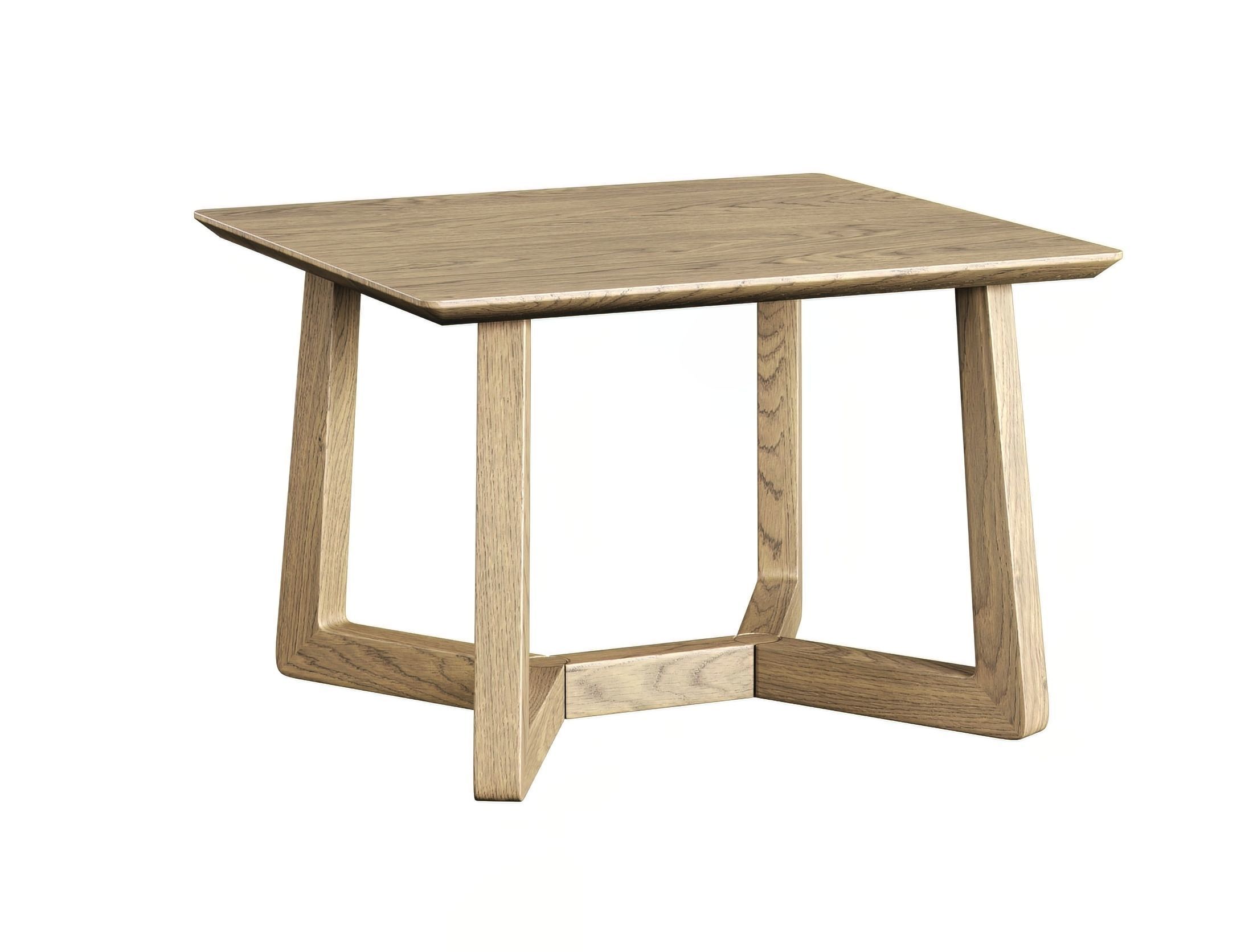 Edu Wooden Dining Table L1100  3D model_3