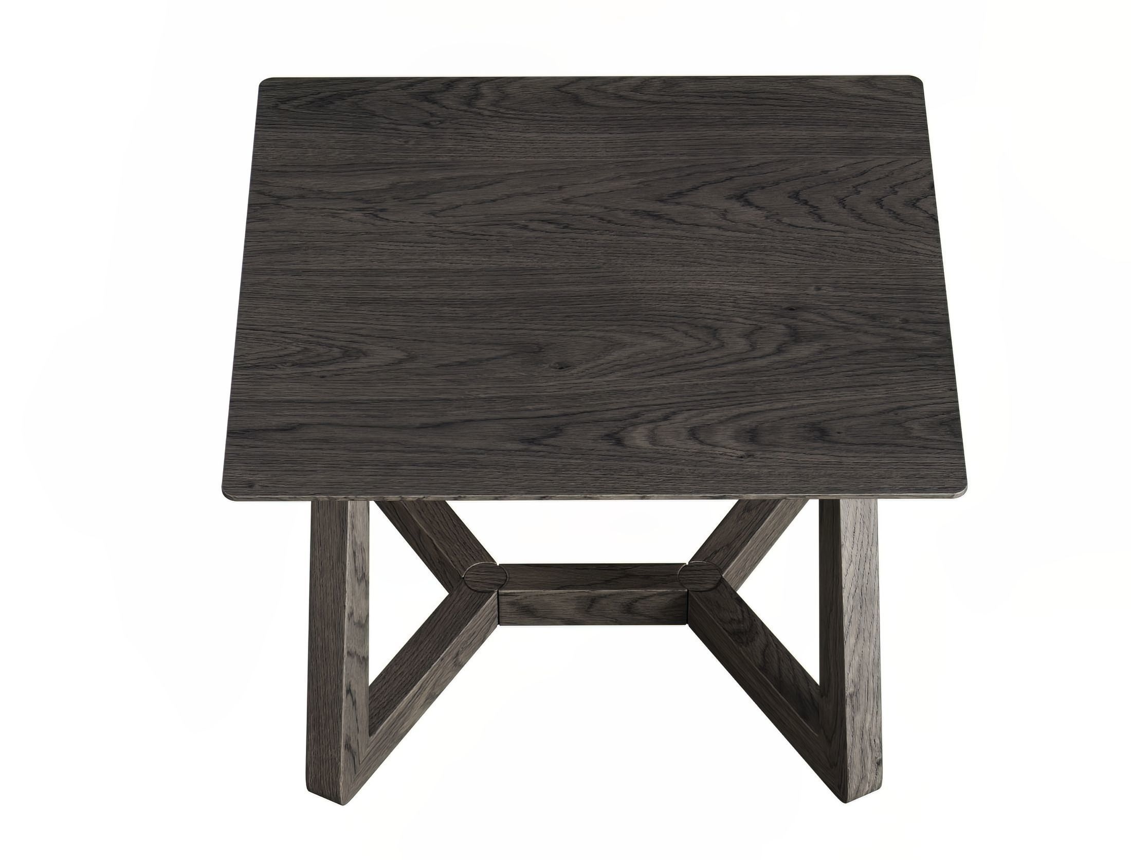 Edu Wooden Dining Table L1100  3D model_2