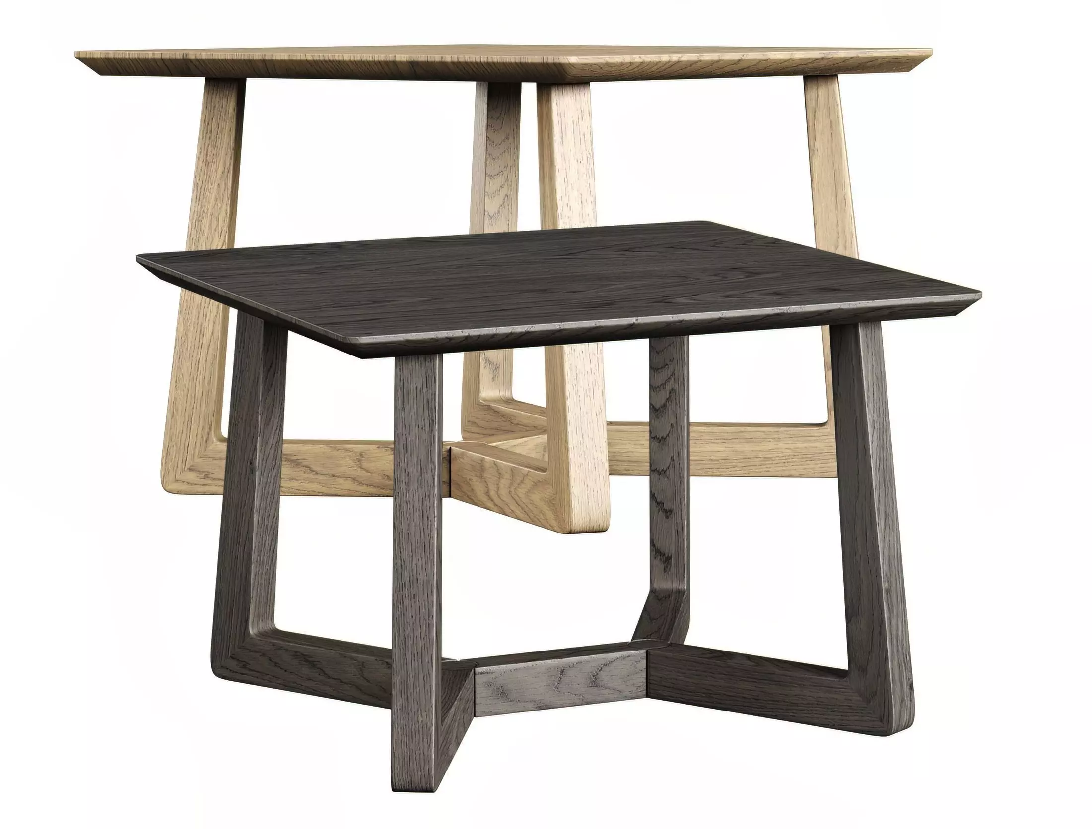 Edu Wooden Dining Table L1100  3D model_0
