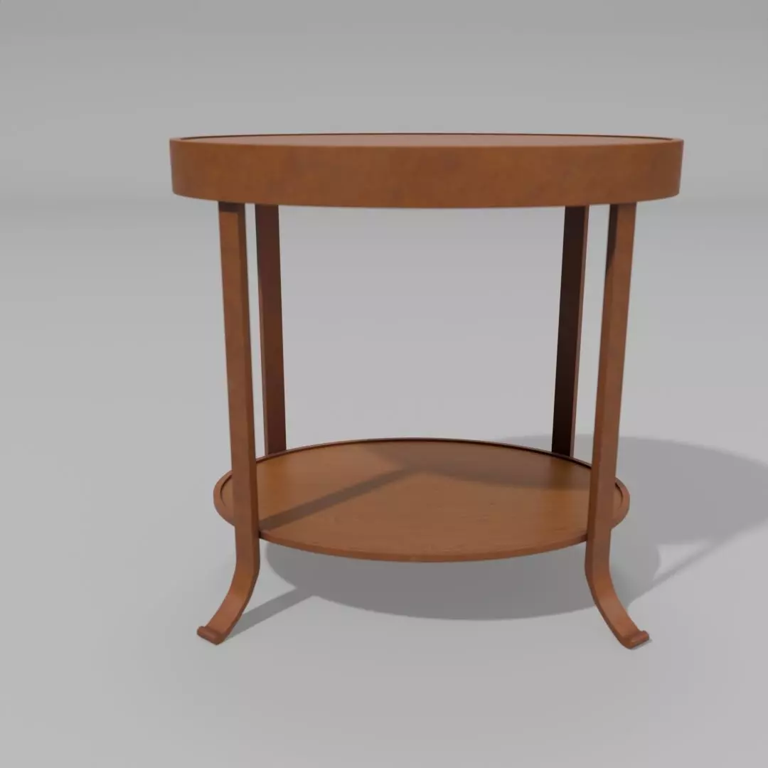 The Oval dining coffee table Free low-poly 3D model