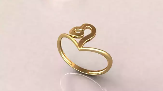 Heart ring 3