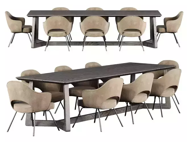 Edu Furniture Dining Set V3