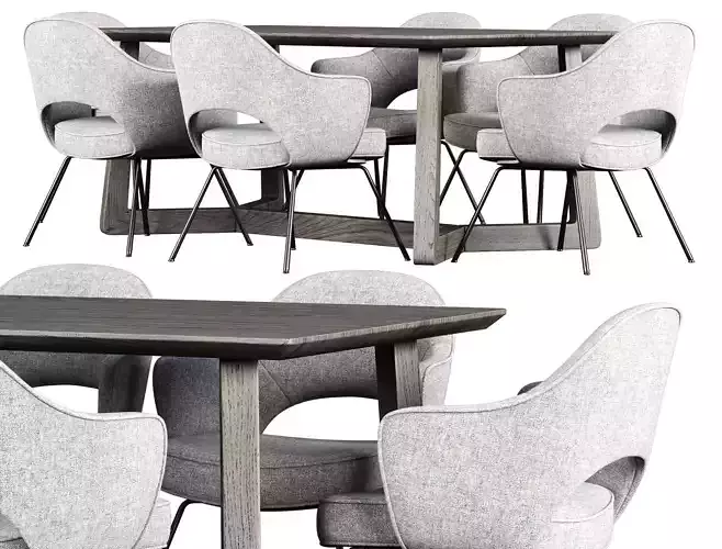 Edu Furniture Dining Set V4 
