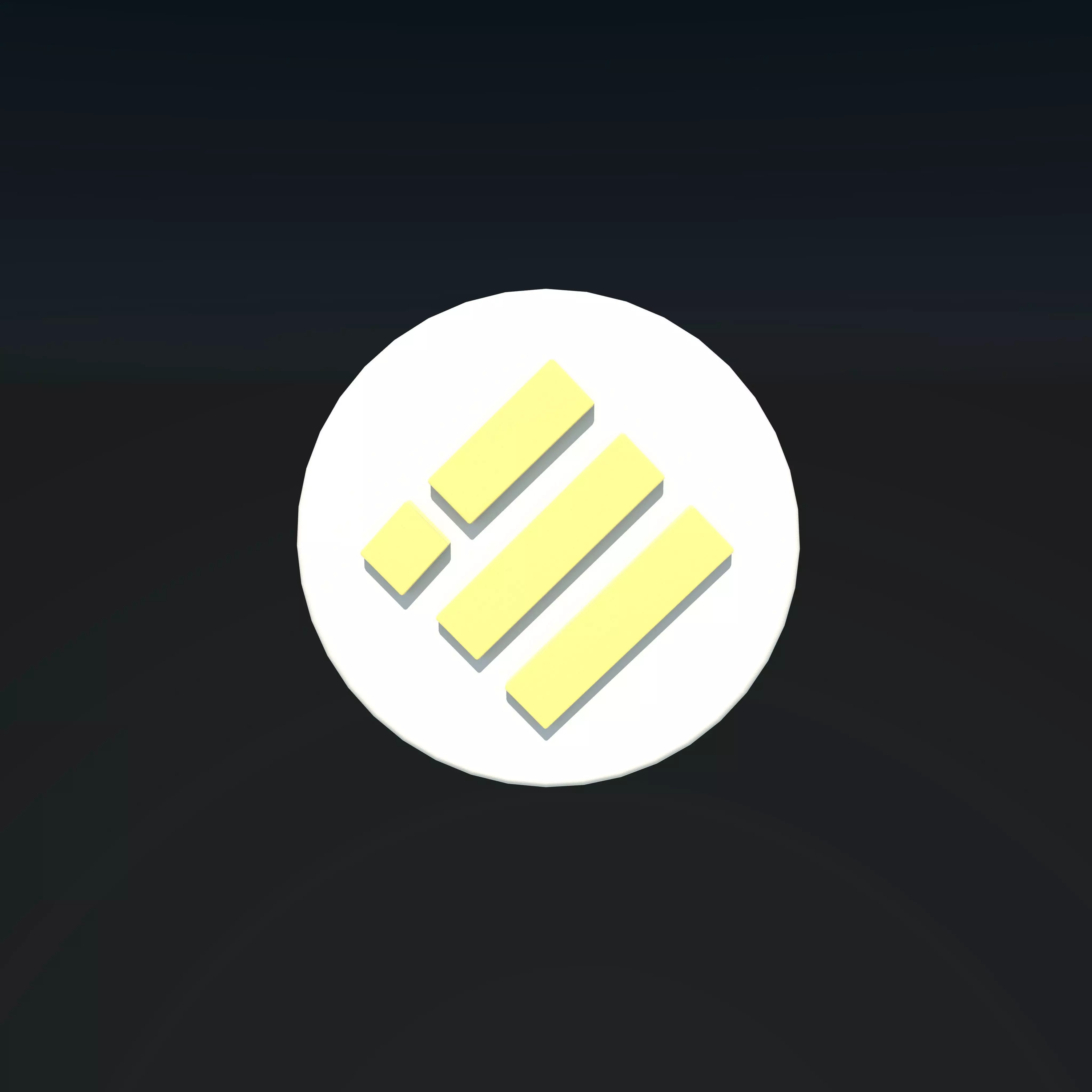 Binance Icons  Symbols Logo 3D model_0