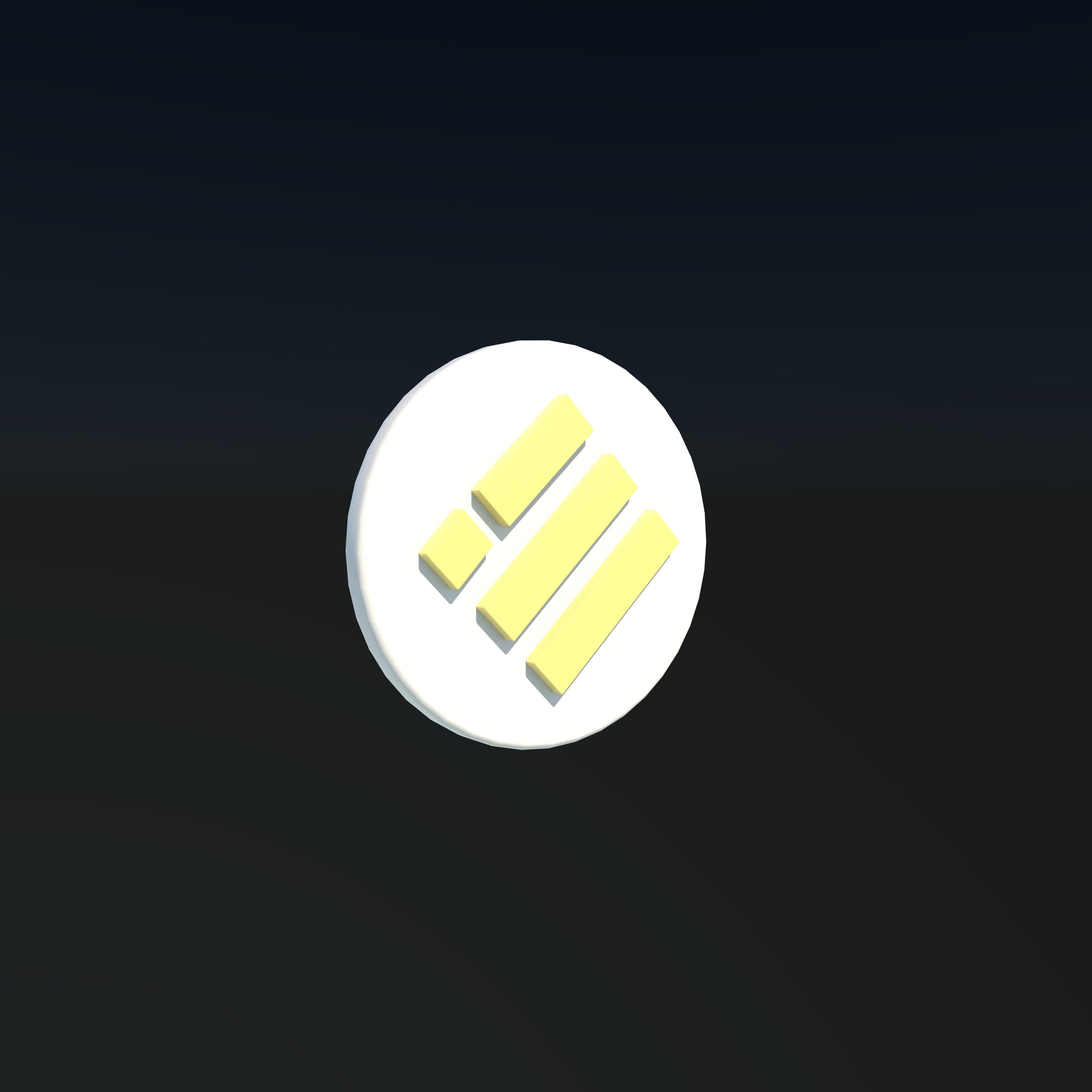 Binance Icons  Symbols Logo 3D model_2