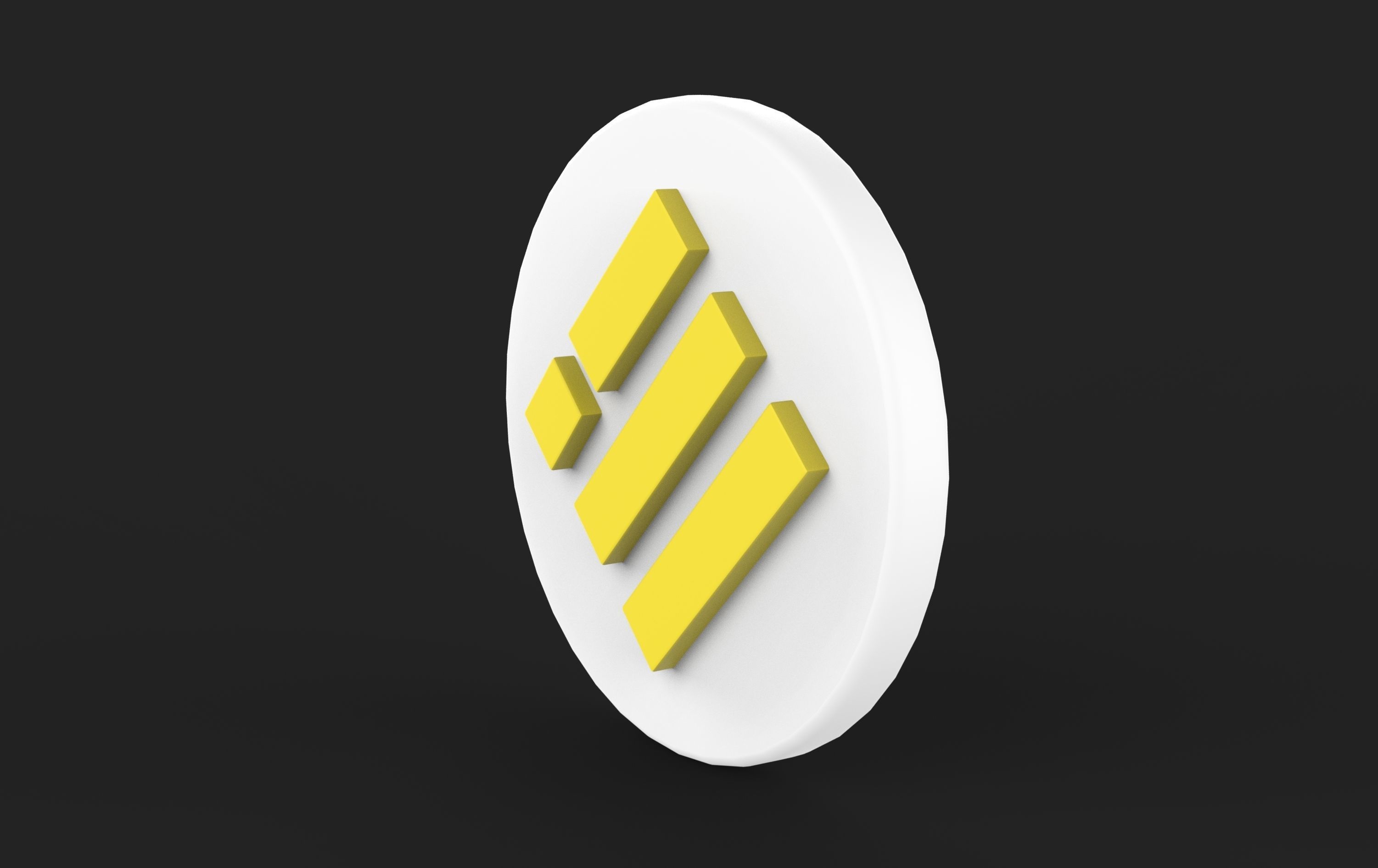 Binance Icons  Symbols Logo 3D model_4