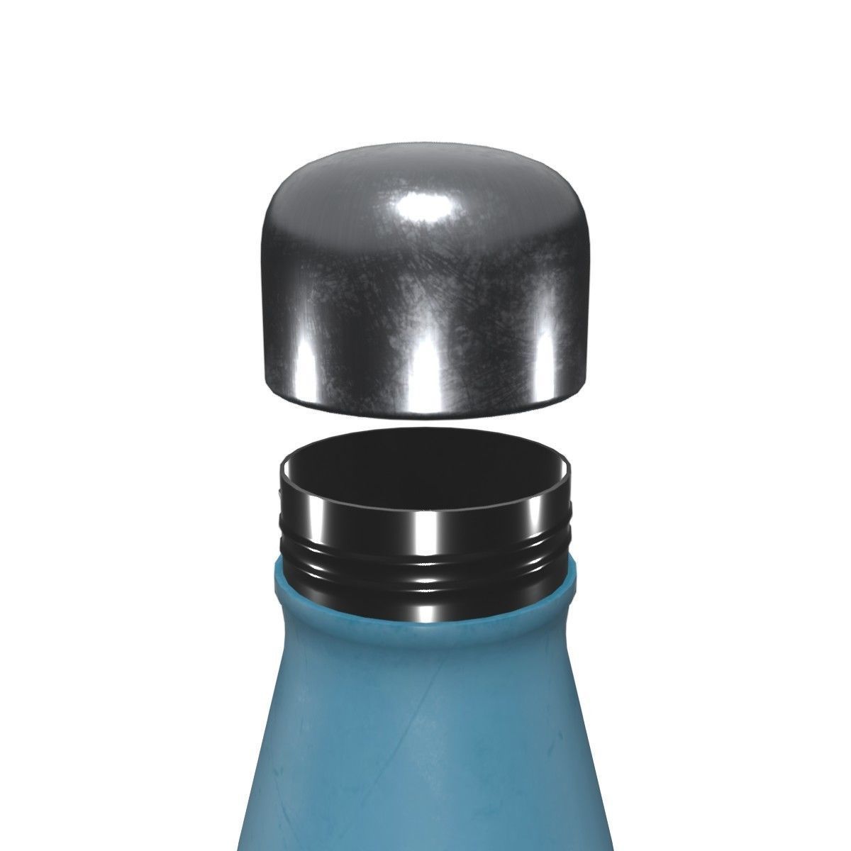 Sport Water Bottle 3D model_3