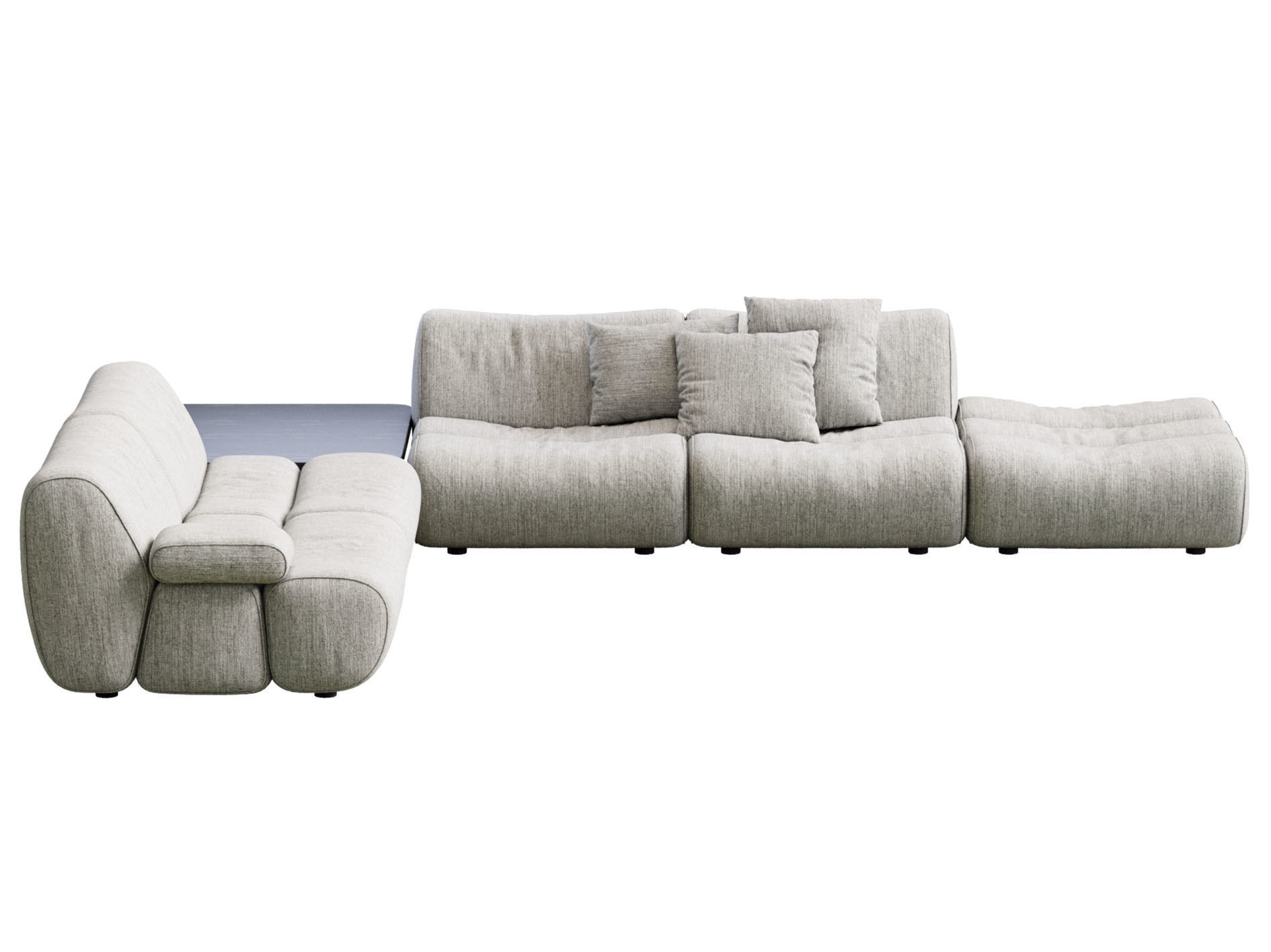 Ernest Sofa By Poliform  3D model_2