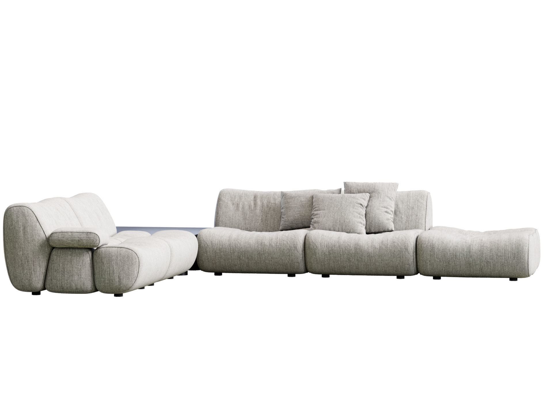 Ernest Sofa By Poliform  3D model_1