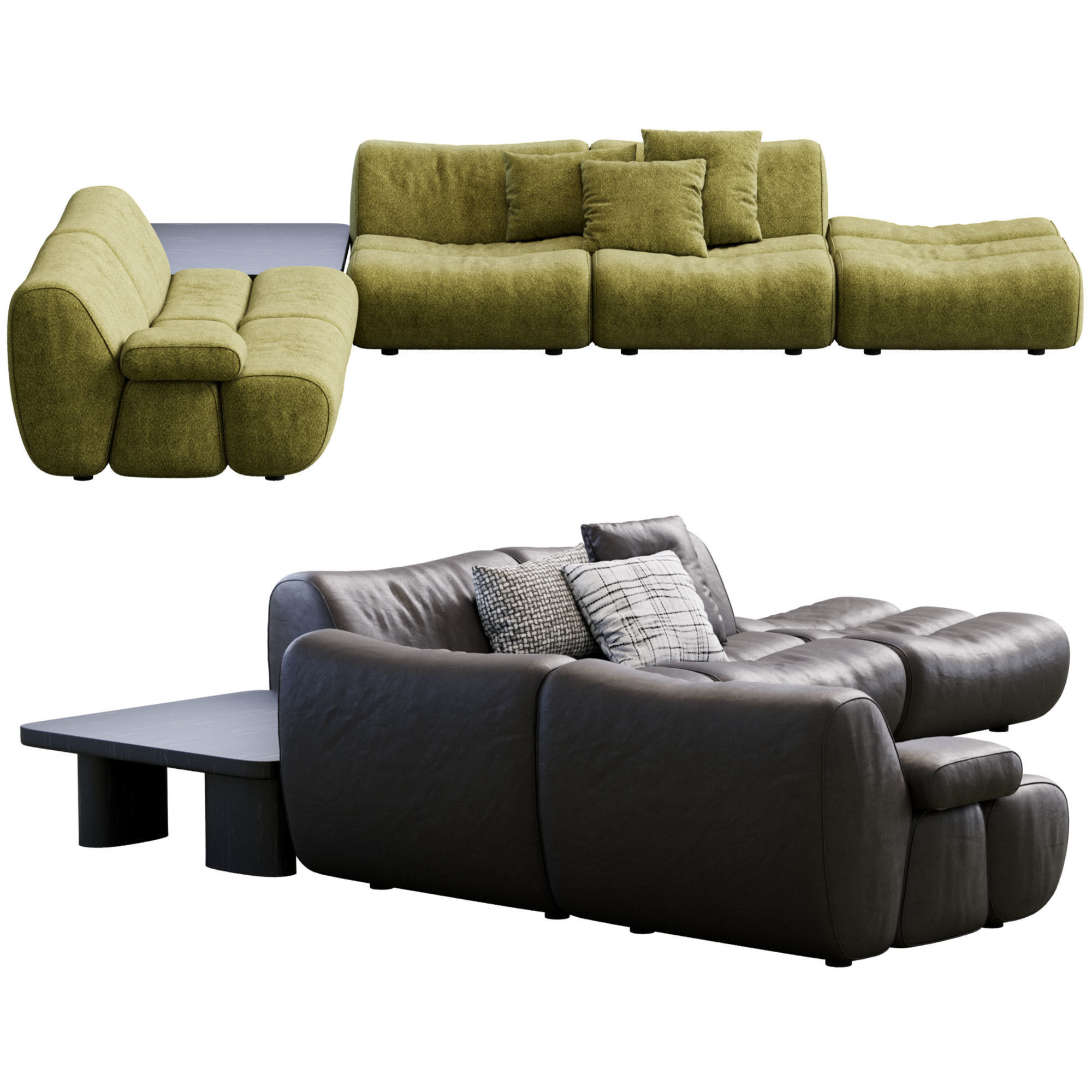 Ernest Sofa By Poliform  3D model_10