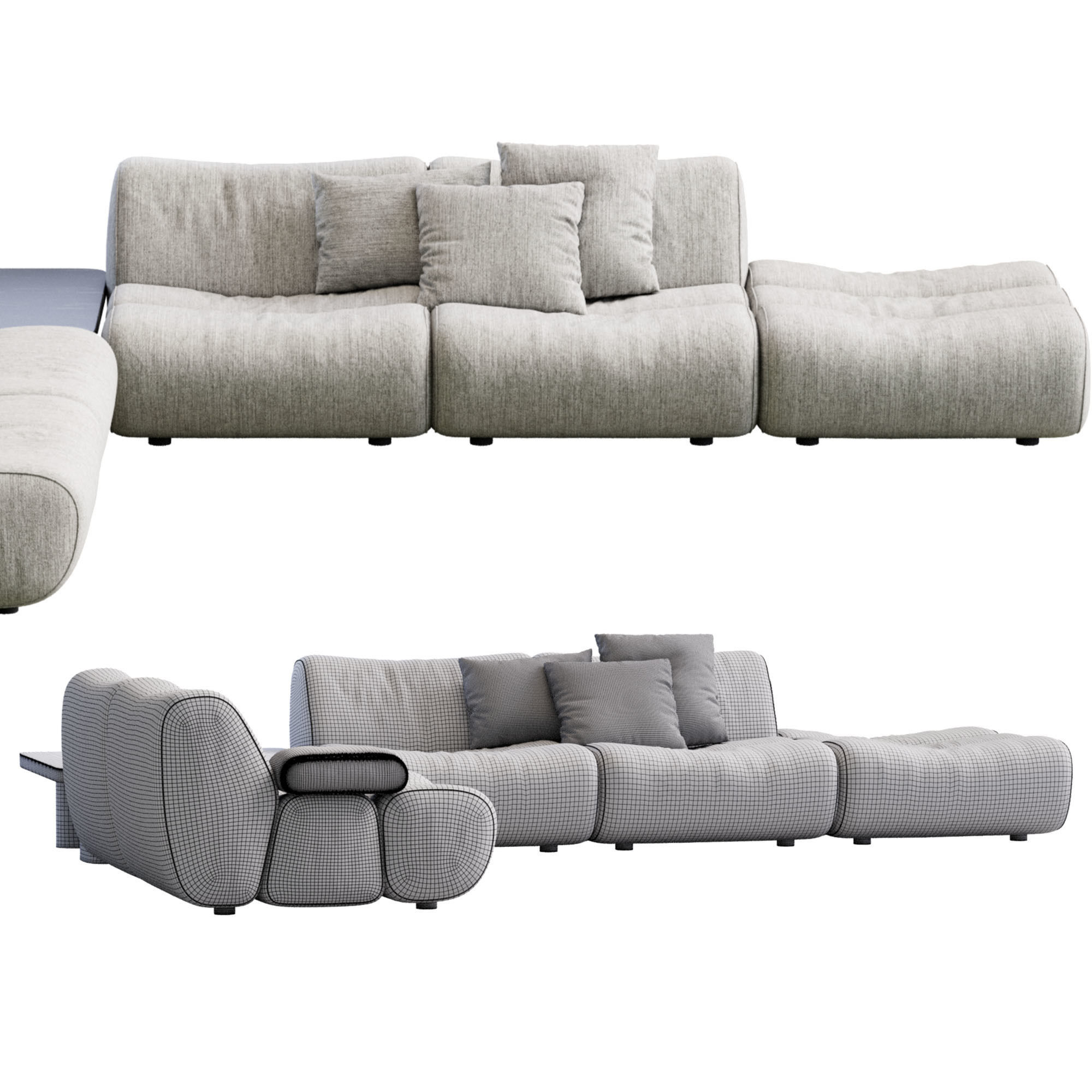 Ernest Sofa By Poliform  3D model_12