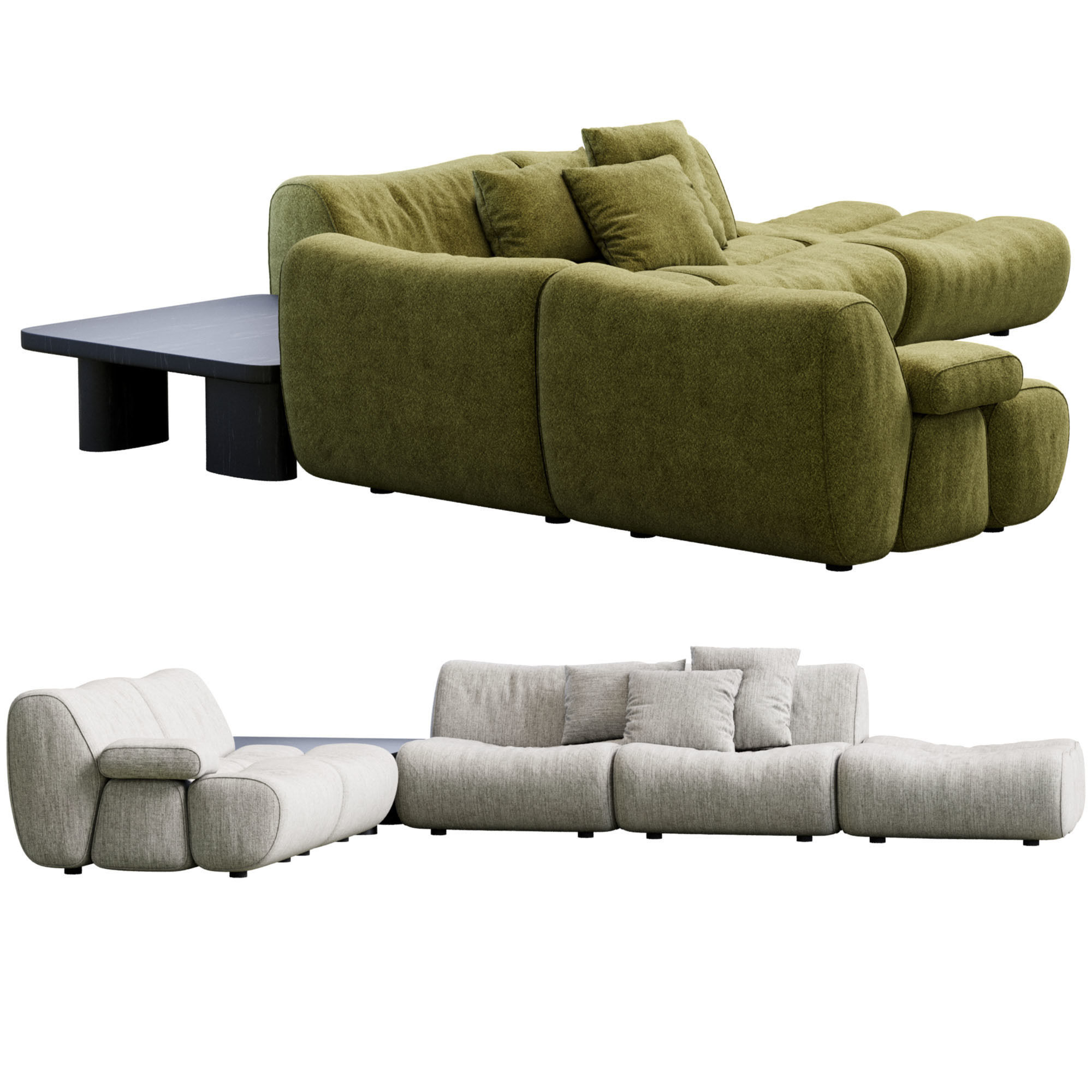 Ernest Sofa By Poliform  3D model_11