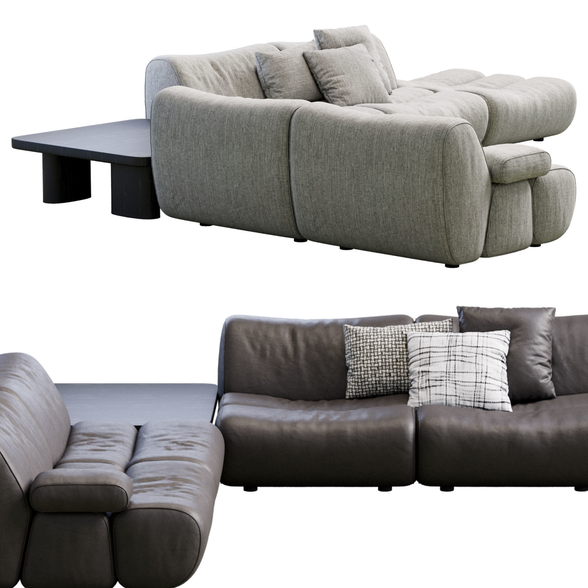 Ernest Sofa By Poliform  3D model_13