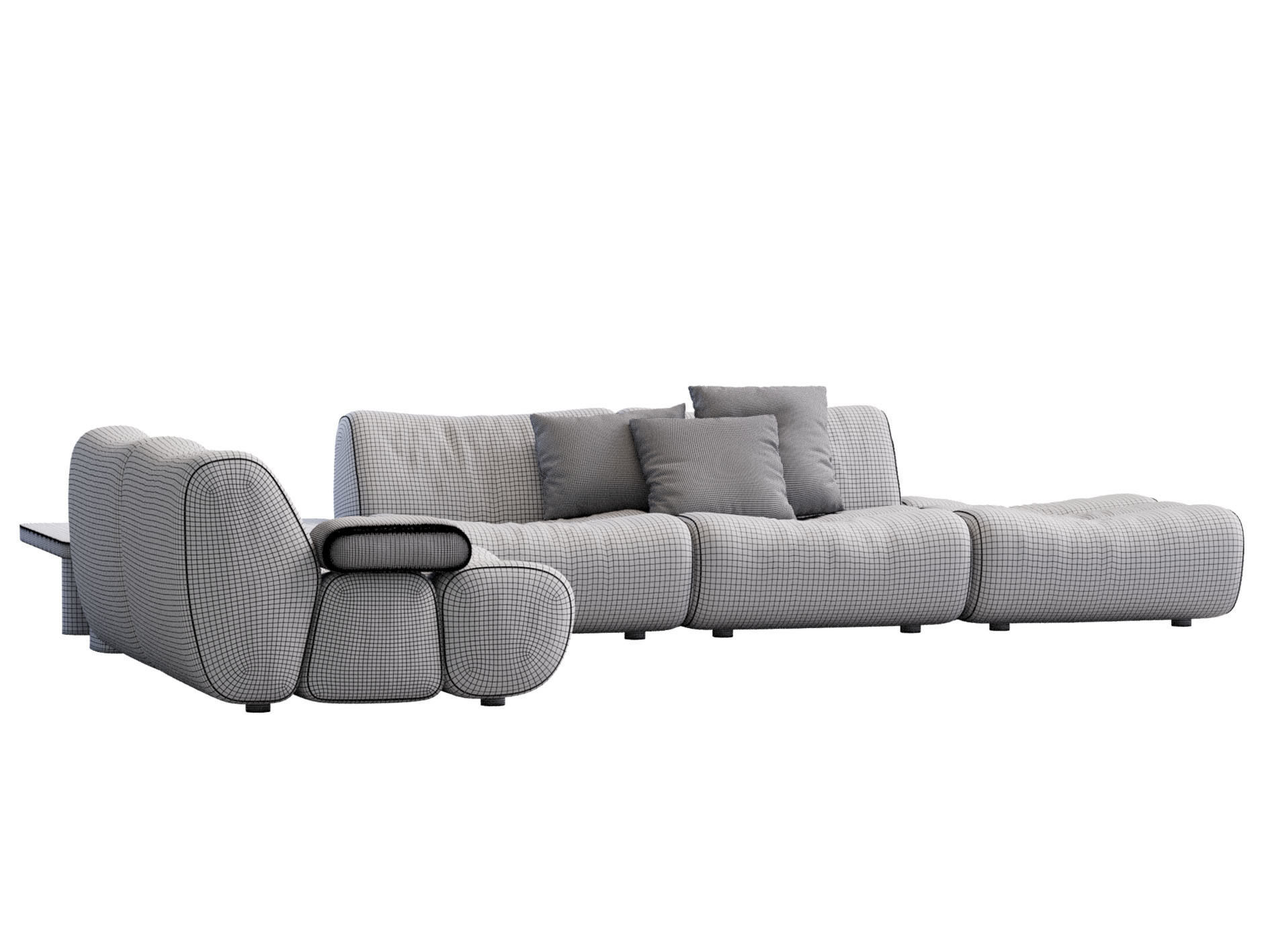 Ernest Sofa By Poliform  3D model_8