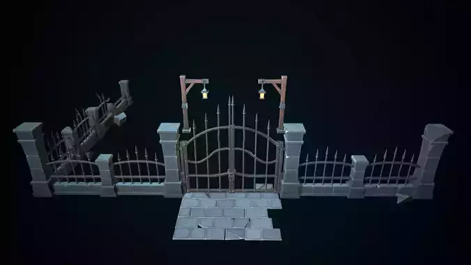 Stylized gate