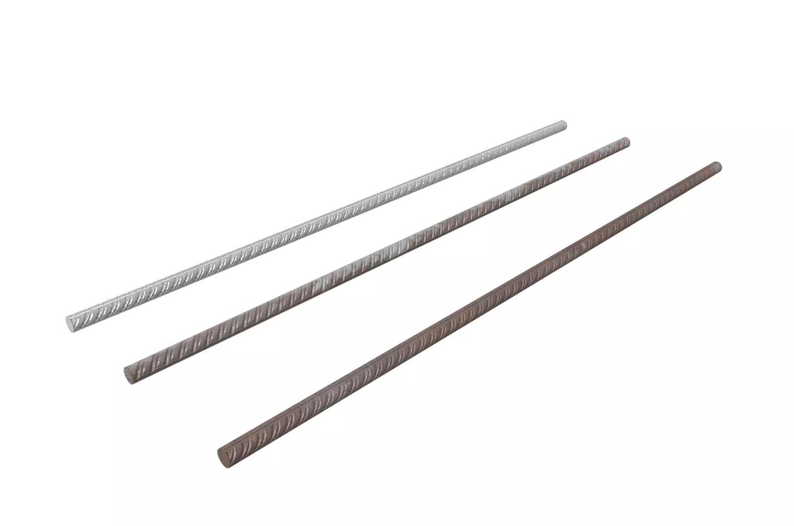 Metal rebar Low-poly 3D model Low-poly 3D model