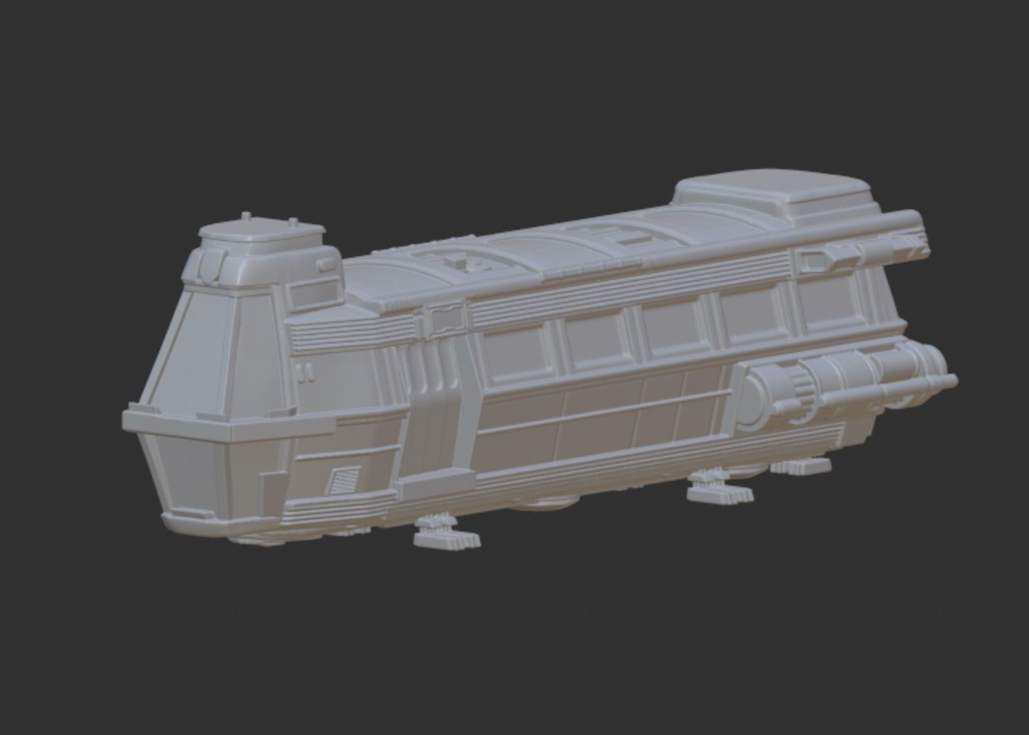Star Wars - Andor - Ferrix Shuttle Ferry 3D print model_1