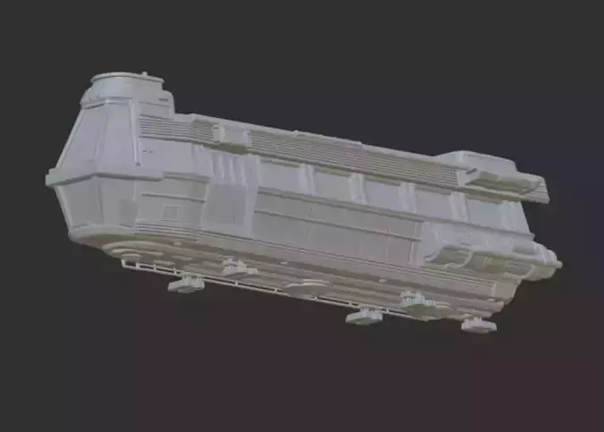 Star Wars - Andor - Ferrix Shuttle Ferry 3D print model