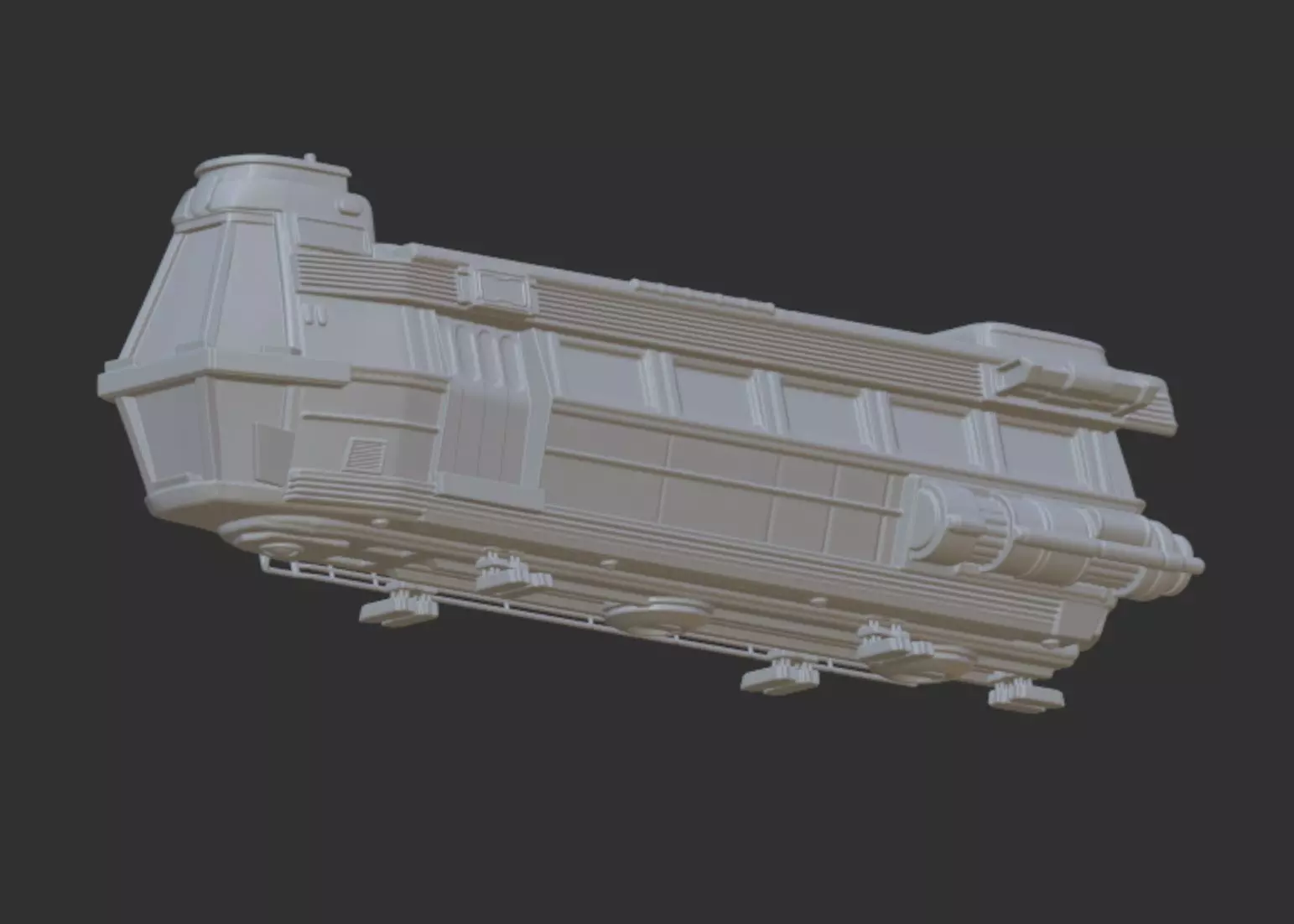 Star Wars - Andor - Ferrix Shuttle Ferry 3D print model_0