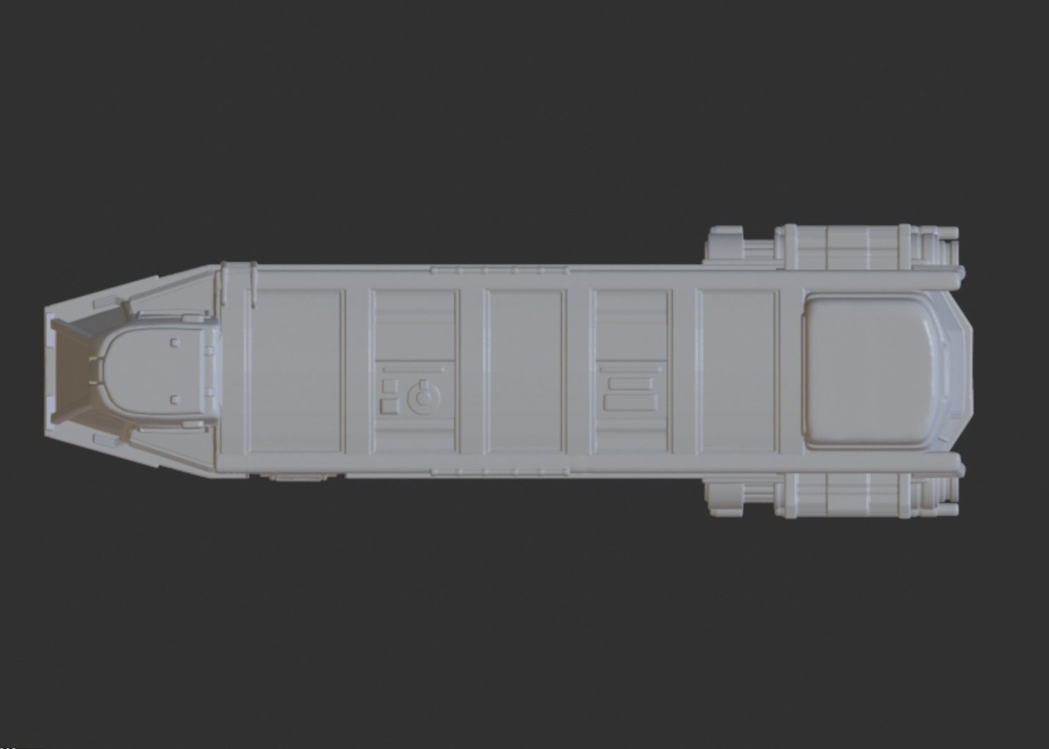Star Wars - Andor - Ferrix Shuttle Ferry 3D print model_7