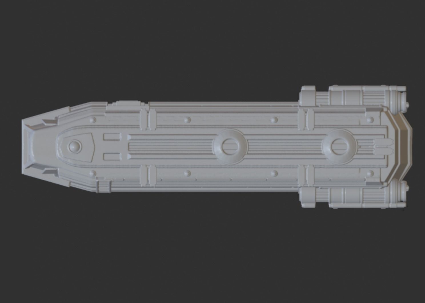 Star Wars - Andor - Ferrix Shuttle Ferry 3D print model_8