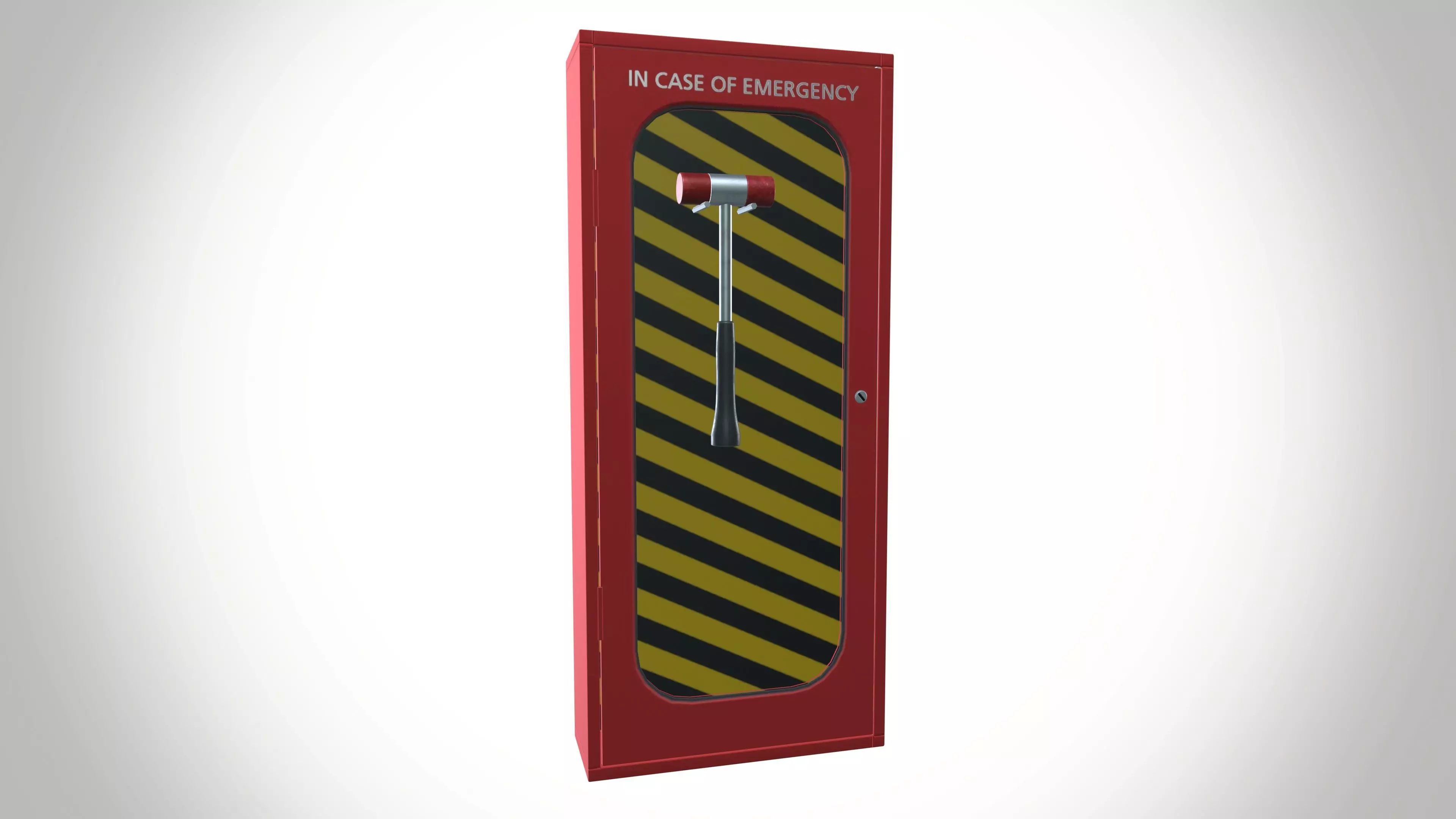 Fire Axe Box Low-poly 3D model