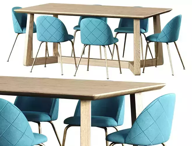 Edu Furniture Dining Set V7 
