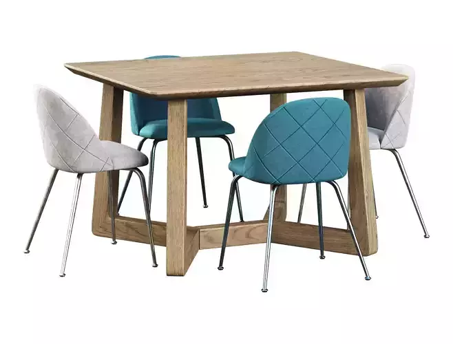 Edu Furniture Dining Set V8 