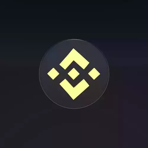 Binance Coin Cryptocurrency Logo 3D model