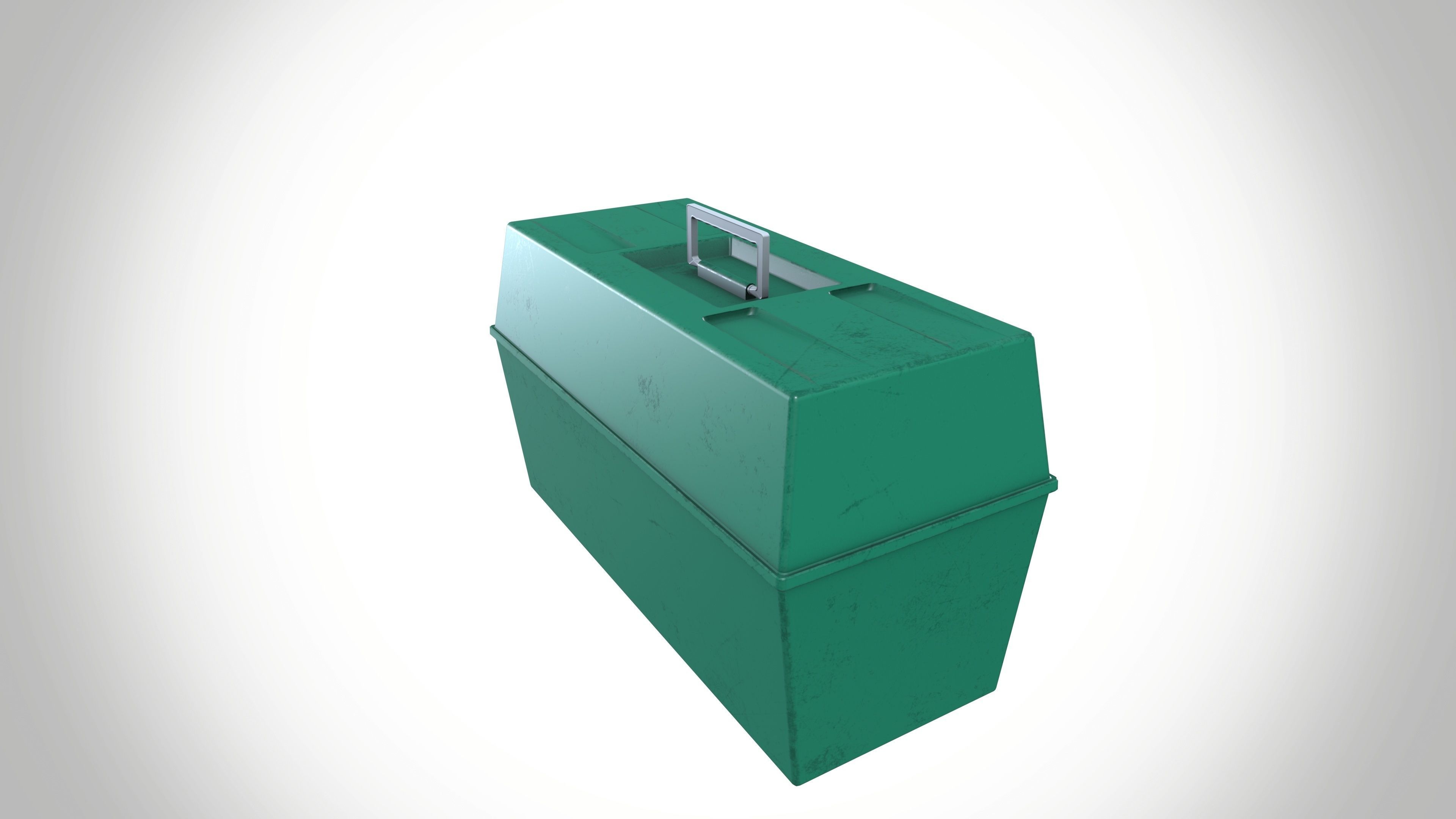 First Aid Box Low-poly 3D model_8