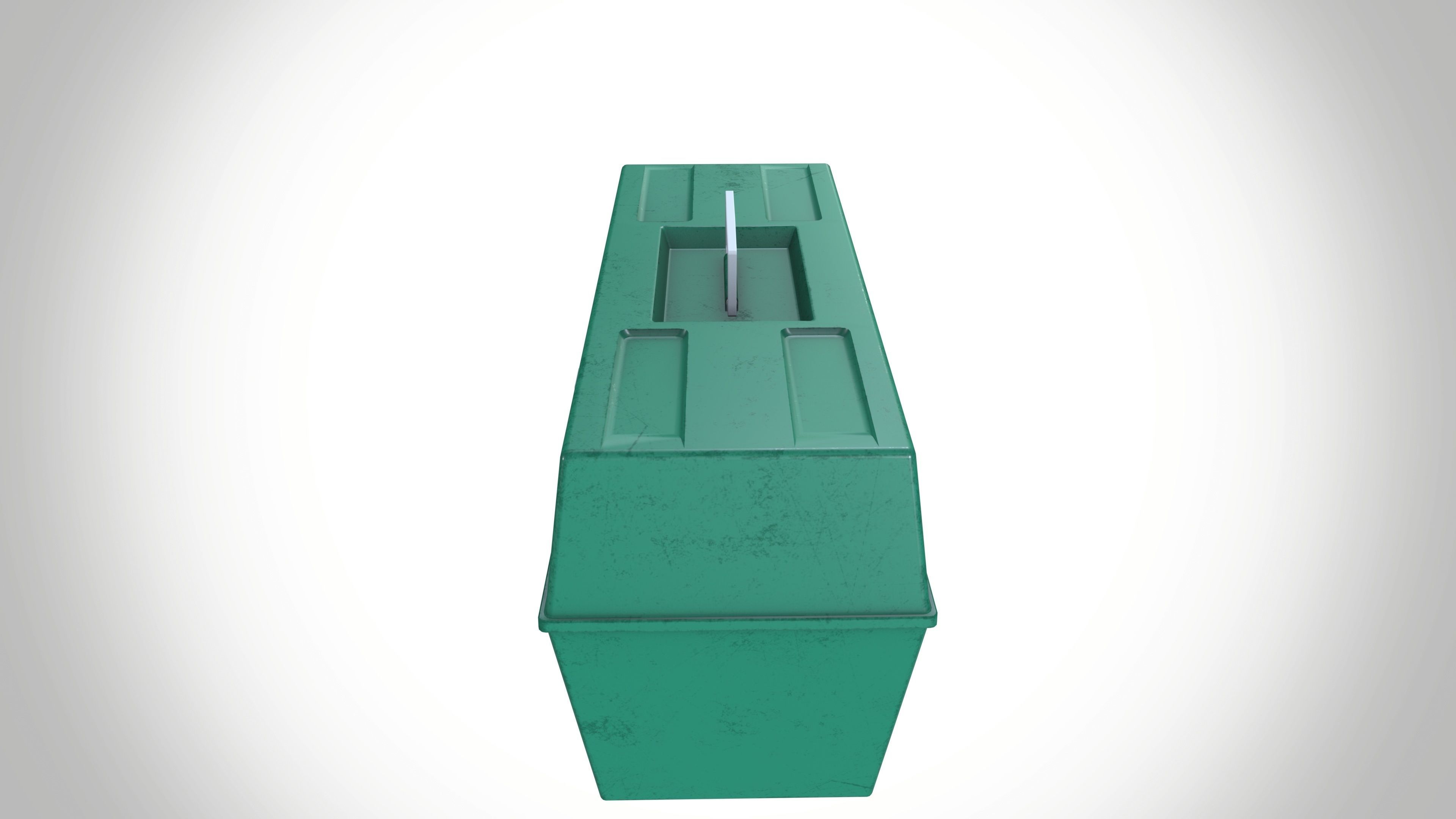 First Aid Box Low-poly 3D model_6