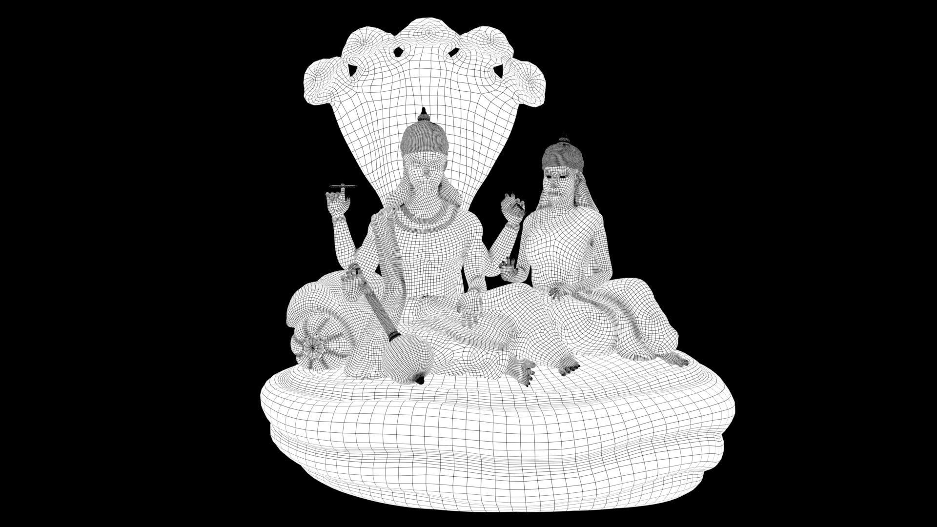 laxmi narayan 3D model_6