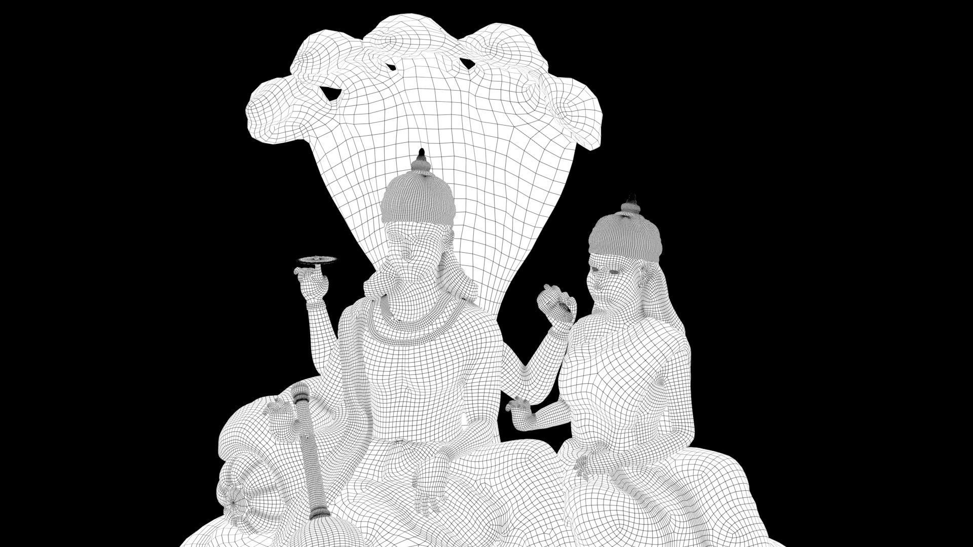 laxmi narayan 3D model_9