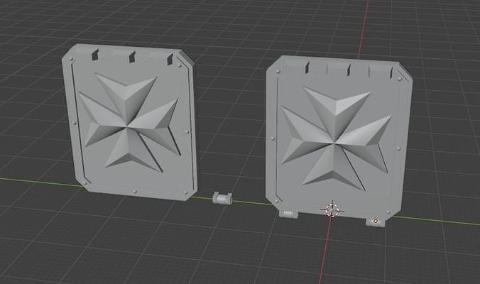 Templar Rhino Cross Door  3D model