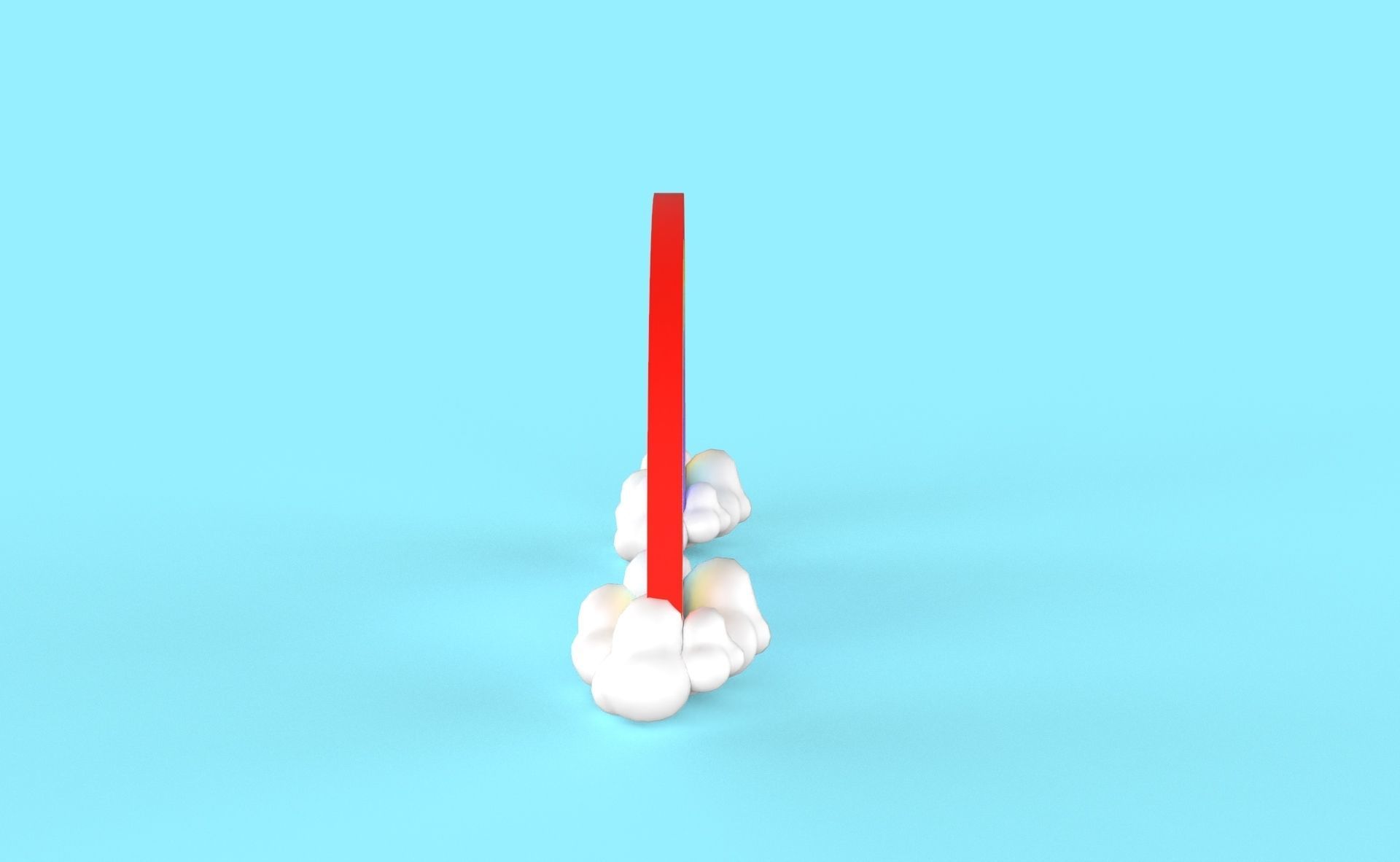 Prop77 Rainbow Low-poly 3D model_3