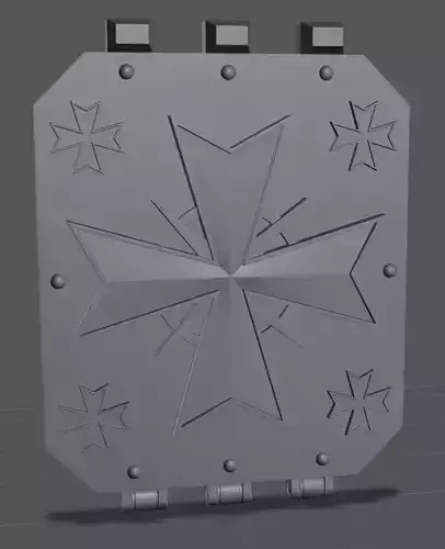 Templar Raider of Land  Cross Door 