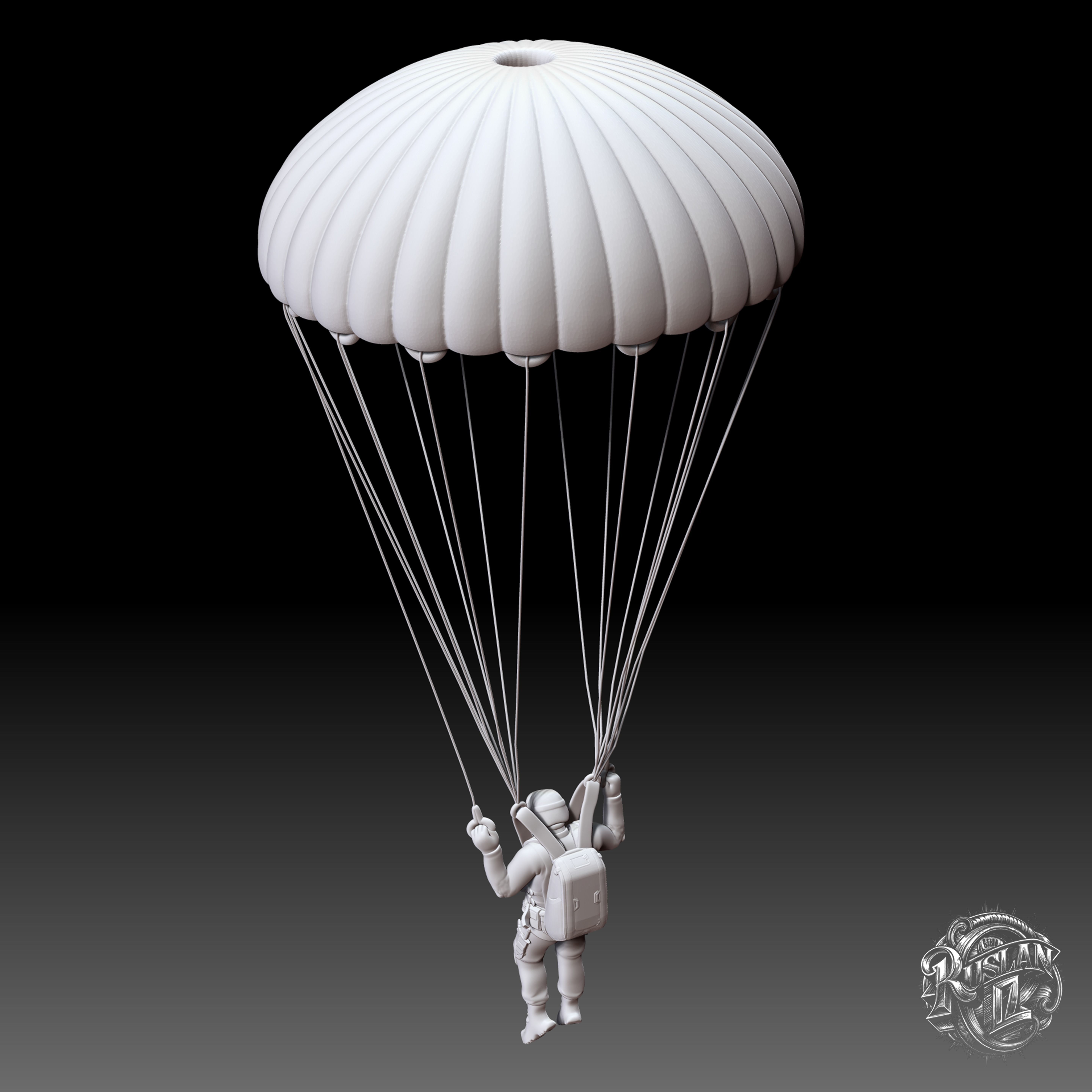 Military Paratrooper 2 3D print model_1